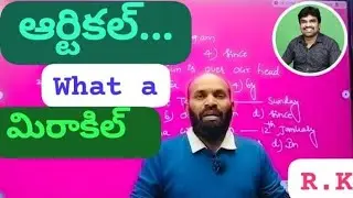 English Articles by R.k sir english classes ganesh telugu classes