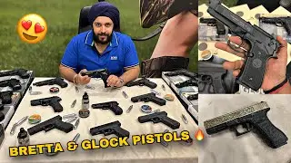 Air pistols AIR GUN Beretta & Glock in India #AmanAirgunIndia 😍