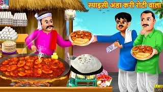 स्पाइसी अंडा करी रोटी वाला | Anda Curry Roti Wala | Hindi Kahani | Moral Stories | Hindi Cartoon