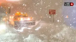 UNBELIEVABLE - Buffalo SNOW STORM Buries Everything!- Live Storm Chaser Part 4 @radaromega_wx