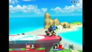 Meta Knarf (Ness) Vs. Mario (Lucina) - Round 1 Psychic Flash