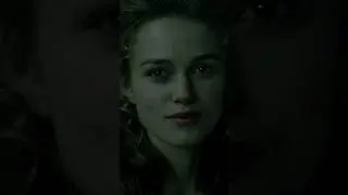Elizabeths parley with Captain Barbossa in Pirates of the Caribbean #piratesofthecaribbean #movie