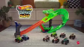 HOT WHEELS&trade; Monster Trucks: DRAGON DEMOLITION&trade; and TIGER SHARK CLIMBER RC Vehicle | AD