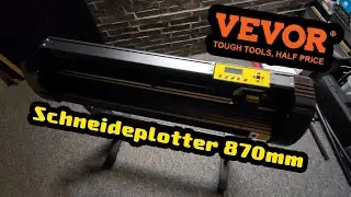 Vevor Schneideplotter 870mm Unboxing + Aufbau: So einfach geht's!