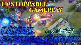 LUNOX - COSMIC HARMONY UNSTOPPABLE IN RANKED GAMEPLAY Mobile Legends&bull; DragonVin &bull; VinPlays