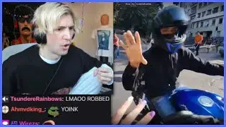 xQc reacts to Jinnytty robbed for her camera again