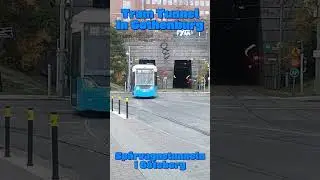 Tram Tunnel in Gothenburg | Sp&aring;rvagnstunneln i G&ouml;teborg | ගොතම්බර්ග් හී ට්&zwj;රෑම් රථ උමඟ  #viral