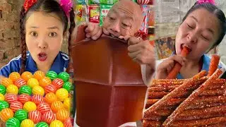 Video đồ ăn vặt Trung Quốc trên Tik Tok丨Những món ăn vặt mà hồi nhỏ mẹ không cho ăn EP496