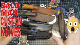 BALD MAN CUSTOM KNIVES!! BALD MAN KNIFE AND TOOL!