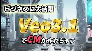 【AI映像革命】Veo 3.1の&ldquo;本気の使い方&rdquo;を知るとビジネスが変わる。CM作成までできちゃう