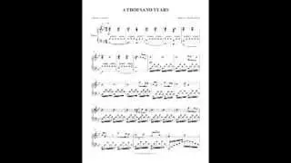 A Thousand Years - Christina Perri - Piano Cover + SHEETS