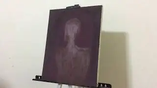 Lucifer's Broken Wings. Acrylic Painting (Time Lapse)