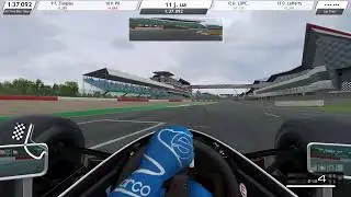 Logitech Formula Force EX Wheel RaceRoom Racing (Silverstone) leaderboard FR X-90  -1.36.685s +setup
