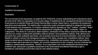 ISO 31000 2018   Risk Management Lead Auditor Free Practice Test video