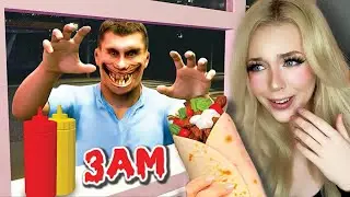 DO NOT WORK THE NIGHT SHIFT AT 3AM.. (*SCARY SHAWARMA KIOSK*)