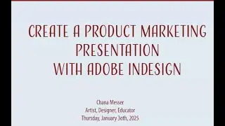 Seminar marketing with InDesign