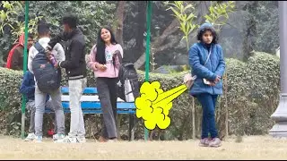 Very Funny Fart Prank on Cute Girls Part- 369 😜! N2o Shreya