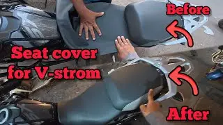 V-strom seat modification || only 500 || #vstrom #suzukivstrom250sx 