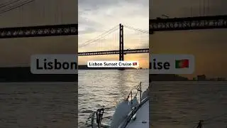 #sunset #cruise in #lisbon 🇵🇹 #portugal #โปรตุเกส