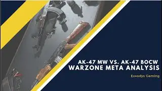 Warzone META Gun Analysis l AK 47 BOCW vs  MW (TTK, Recoil Pattern, Stats)