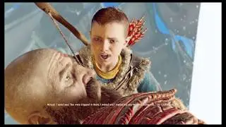God of War - Kratos Inside Light of Alfheim: Atreus 