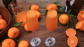 Mimosa mandarin cocktail