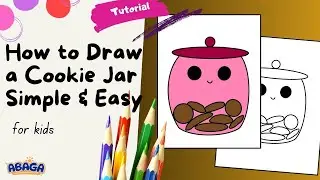 Drawing and Coloring a Cookie Jar Basic Coloring Tips for Kids, Toddlers