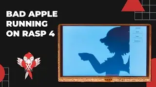 Bad Apple running on my rasp4, made with Java