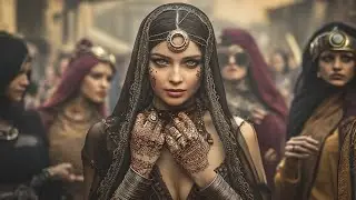 Emotional Steampunk Middle East Cinematic AI Trailer in Progressive Trance Cello hard beat Music