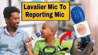 DIY Interview Microphone For YouTube Video Shooting   How To Make Reporter Mic