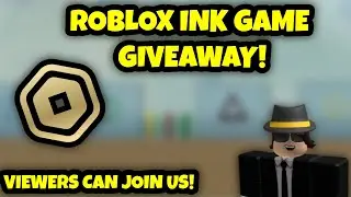 INK GAME GIVEAWAY! (650 ROBUX PER GAME, VIEWERS CAN JOIN)