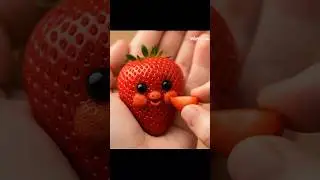 Can a Strawberry eat itself? 🍓😲 #trending #1million