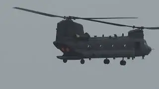 chinook helicopter display team