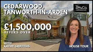 Frank Lloyd Wright Inspired Elegant Home With Golf Course Views in Tanworth in Arden!