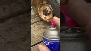 How to Remove Rusted Parts Easily 🔥 #shorts #propane #heat