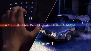 Razer DeLorean Maya modeling