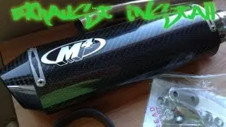 2013 Kawasaki Ninja 300 - M4 Carbon Fiber Slip-On Install