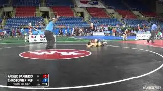 120 Champ. Round 1 - Christopher Ruf (Wisconsin) vs. Angelo Barberio (Pennsylvania)