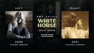 Taylor Swift - White Horse (Stolen vs Taylor's Version Split Audio)