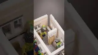 LEGO Downtown Noodle Shop (31131) MOC Stop Motion | #shorts #lego #stopmotion