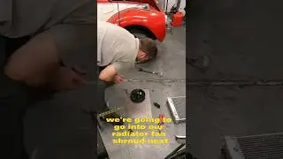 Custom Fan Shroud and Oil Pan Mods #diy #subaru #vw #tigwelding #welding #vwbug #engineswap