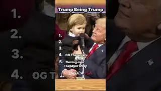 Trump Being Trump 😂 | Funniest Moments Compilation. #shorts #trump #funny