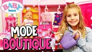 BABY BORN SHOPPING in der neuen Mode Fashion Boutique 👗 Puppen Mode 👗 Spielzeugtester
