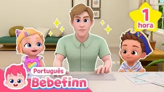 A gente também quer trabalhar! 🏢 | + Compilação | Bebefinn em Português - Canções Infantis