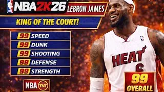 NBA 2K26 Young LeBron James Face Creation