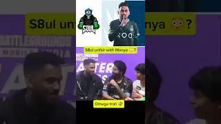 Manya reply on Iqoosoul unfair decision 😳 Omega troll | Sensi #shorts #viral #bgmi #omega #trending