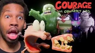 THIS COURAGE THE COWARDLY DOG GAME IS WILD!