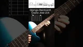 Django Reinhardt Gypsy Jazz Lick - Cahaya Carbon Fiber Guitar