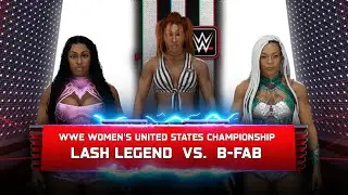 WWE 2K25 Universe Mode: Royal Rumble; B-Fab (C) v Lash Legend - United States Championship!