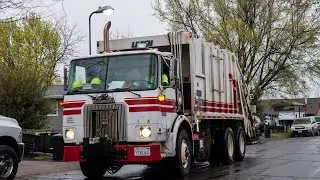 The End of Burney Disposal &ndash; Old Leach Rear Loader Handling Manual Mixed Waste